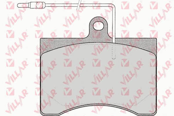 Villar 626.0008 Brake Pad Set, disc brake 6260008