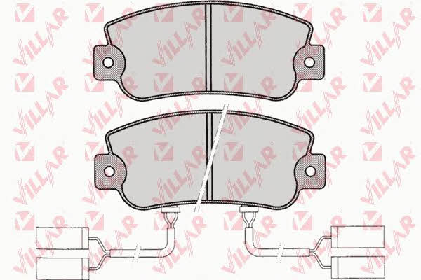 Villar 626.0019 Brake Pad Set, disc brake 6260019