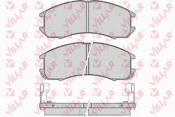 Villar 626.0036 Brake Pad Set, disc brake 6260036