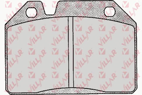 Villar 626.0123 Brake Pad Set, disc brake 6260123