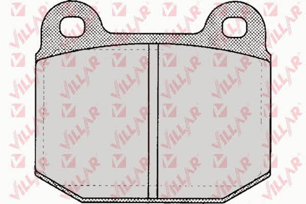 Villar 626.0137 Brake Pad Set, disc brake 6260137
