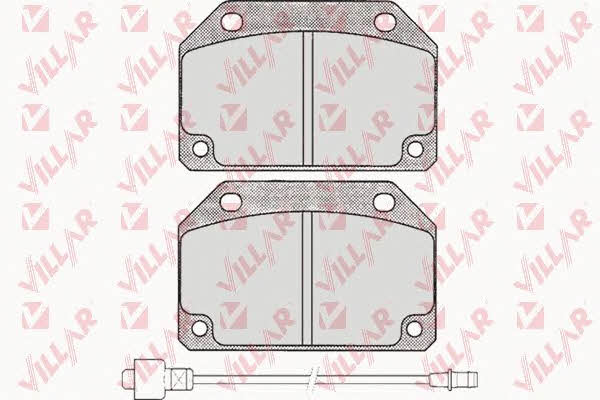 Villar 626.0176 Brake Pad Set, disc brake 6260176