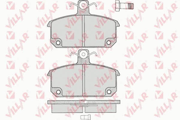 Villar 626.0196 Brake Pad Set, disc brake 6260196