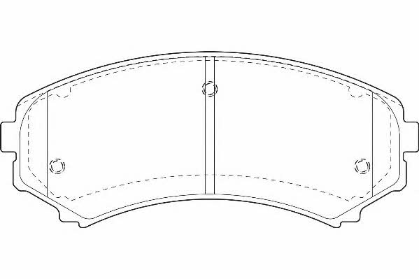 Wagner WBP23488A Brake Pad Set, disc brake WBP23488A