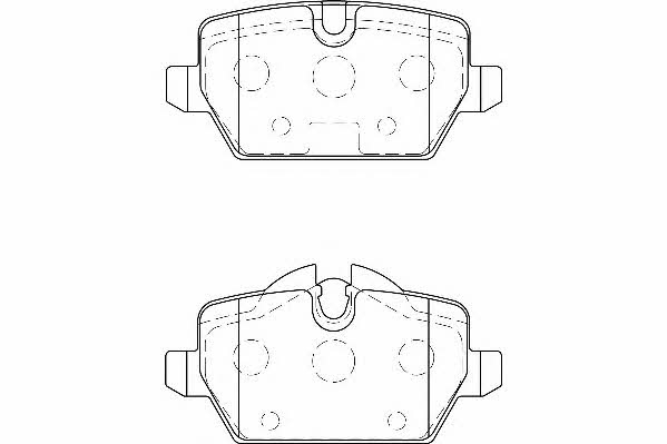 Wagner WBP23623A Brake Pad Set, disc brake WBP23623A