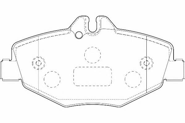 Wagner WBP23743A Brake Pad Set, disc brake WBP23743A