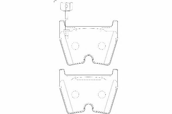 Wagner WBP23751A Brake Pad Set, disc brake WBP23751A