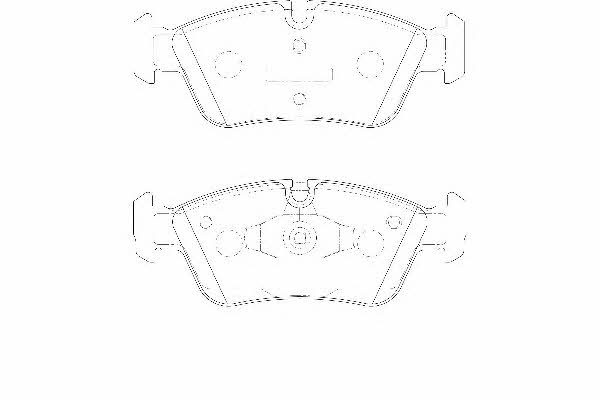 Wagner WBP23935A Brake Pad Set, disc brake WBP23935A