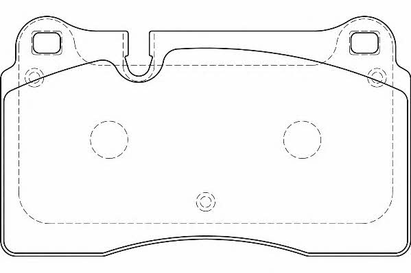 Wagner WBP24098A Brake Pad Set, disc brake WBP24098A