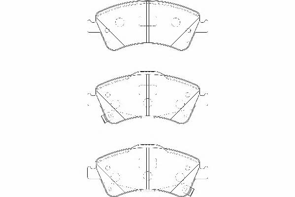 Wagner WBP24204A Brake Pad Set, disc brake WBP24204A