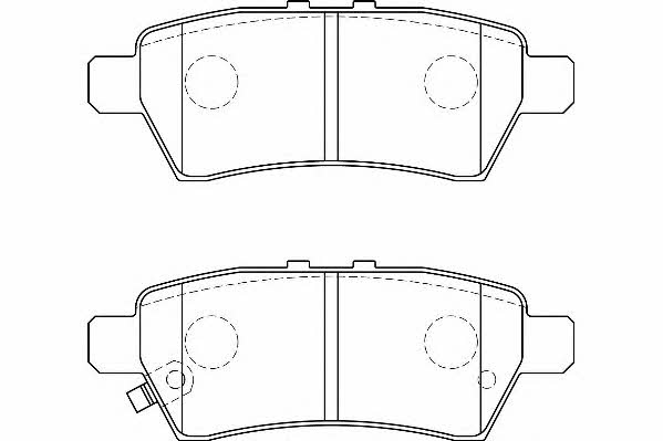 Wagner WBP24240A Brake Pad Set, disc brake WBP24240A