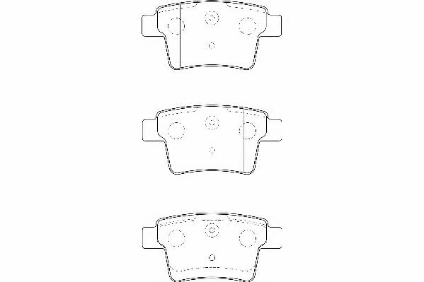 Wagner WBP24260A Brake Pad Set, disc brake WBP24260A