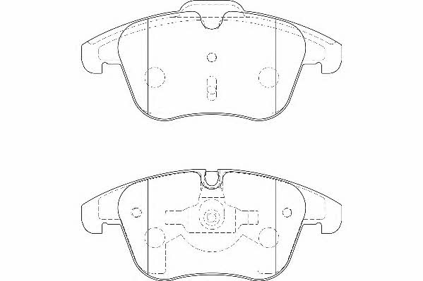 Wagner WBP24332A Brake Pad Set, disc brake WBP24332A