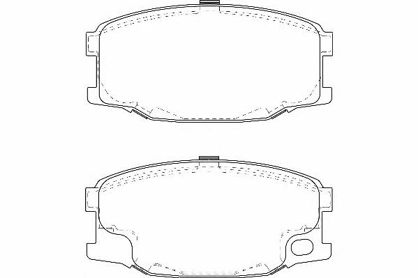 Wagner WBP24343A Brake Pad Set, disc brake WBP24343A