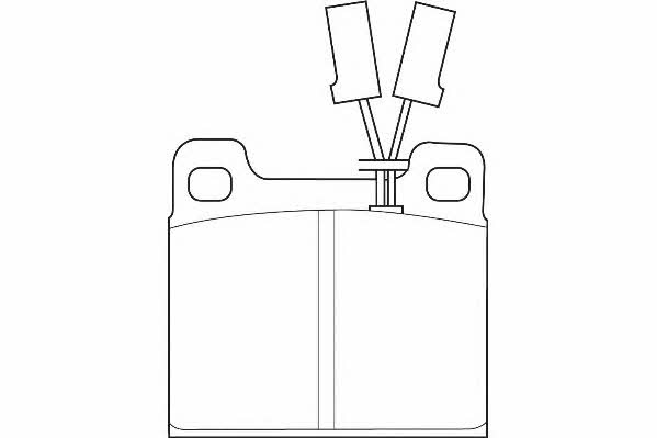 Wagner WBP20034B Brake Pad Set, disc brake WBP20034B