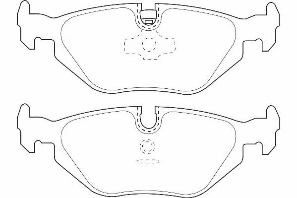 Wagner WBP20180A Brake Pad Set, disc brake WBP20180A