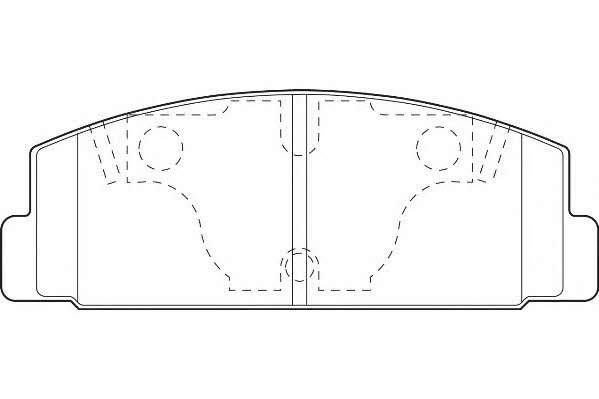 Wagner WBP20328A Brake Pad Set, disc brake WBP20328A