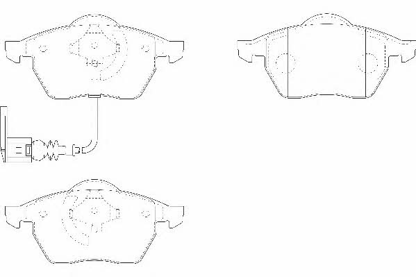 Wagner WBP20676C Brake Pad Set, disc brake WBP20676C