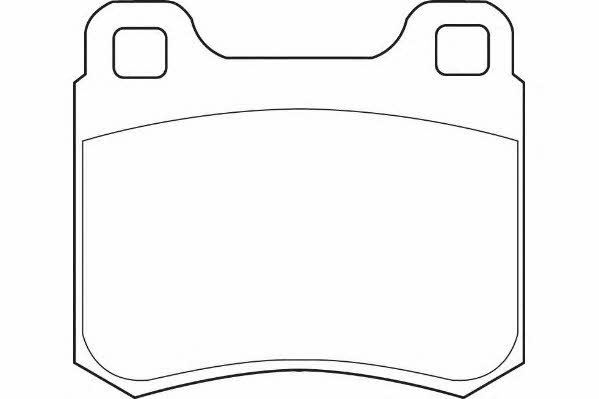 Wagner WBP20687A Brake Pad Set, disc brake WBP20687A