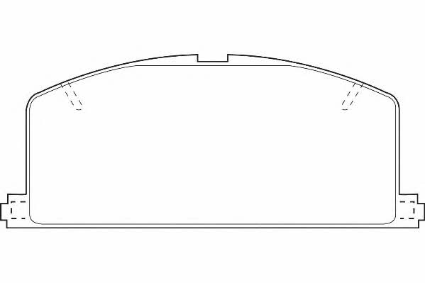 Wagner WBP20870A Brake Pad Set, disc brake WBP20870A