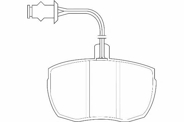 Wagner WBP21160A Brake Pad Set, disc brake WBP21160A