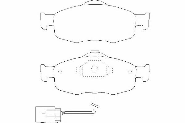 Wagner WBP21395A Brake Pad Set, disc brake WBP21395A