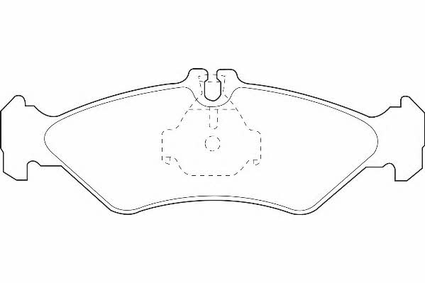 Wagner WBP21621A Brake Pad Set, disc brake WBP21621A