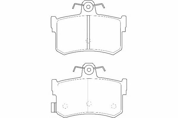 Wagner WBP21682A Brake Pad Set, disc brake WBP21682A