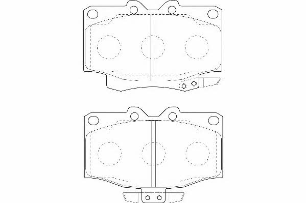 Wagner WBP21777A Brake Pad Set, disc brake WBP21777A