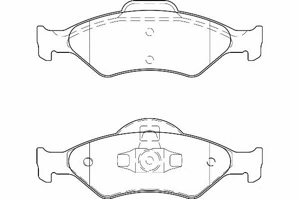 Wagner WBP23200A Brake Pad Set, disc brake WBP23200A