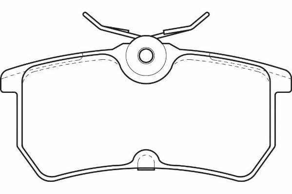 Wagner WBP23353A Brake Pad Set, disc brake WBP23353A