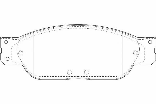 Wagner WBP23423A Brake Pad Set, disc brake WBP23423A