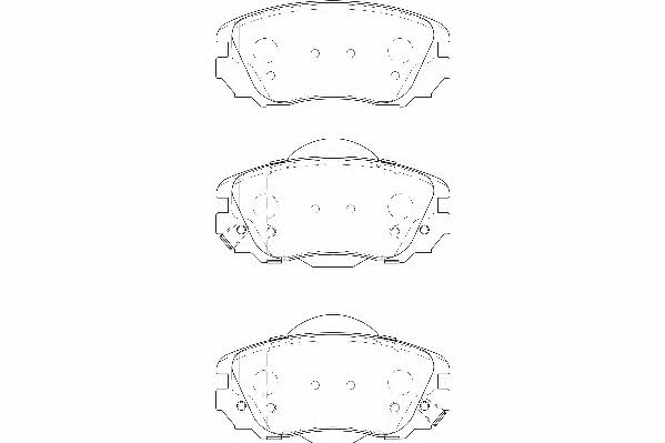 Wagner WBP24415A Brake Pad Set, disc brake WBP24415A