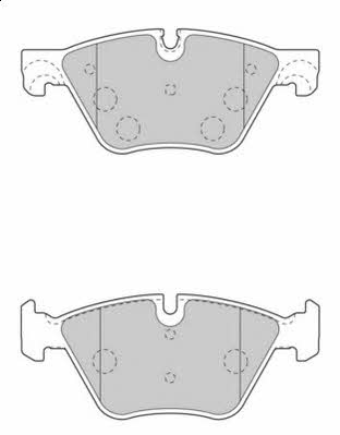 Wagner WBP24697A Brake Pad Set, disc brake WBP24697A