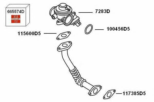 7900412 Wahler EGR Valve