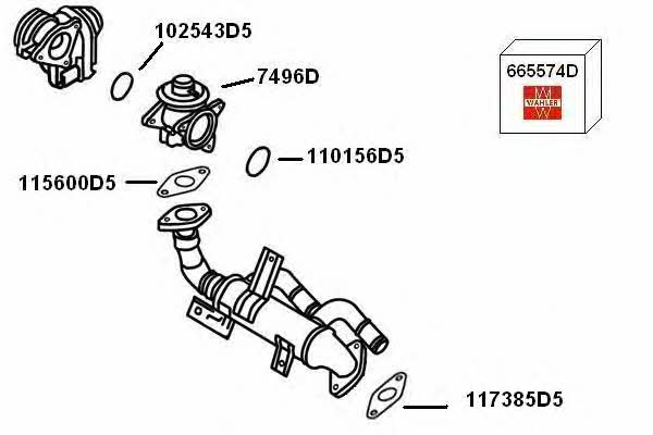 7900418 Wahler EGR Valve