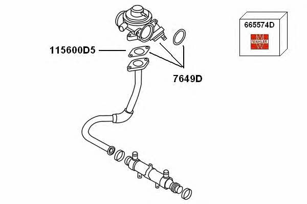 7900424 Wahler EGR Valve