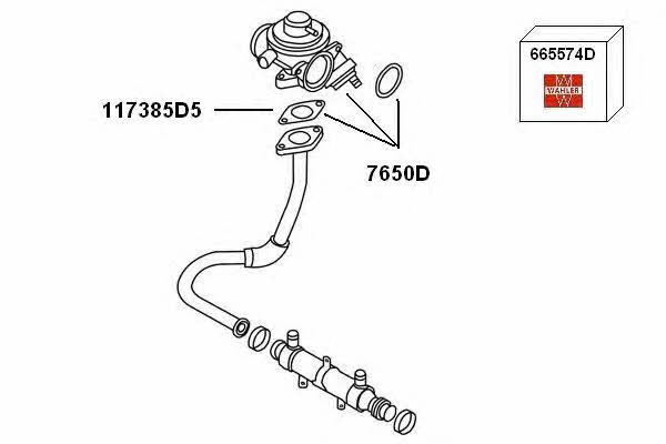 Wahler 7900426 EGR Valve 7900426 7900426 Wahler EGR Valve