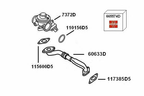 7900429 Wahler EGR Valve