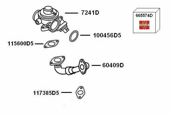 7900430 Wahler EGR Valve