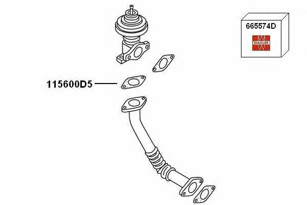 Wahler 7900435 EGR Valve 7900435