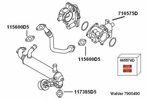 7900490 Wahler EGR Valve