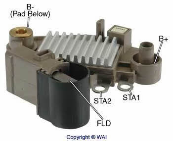 Wai M517 Alternator regulator M517 M517 Wai Alternator regulator