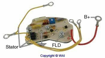 Wai D824HD Alternator regulator D824HD