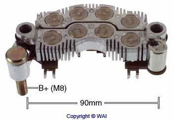 Wai IYR9003 Rectifier, alternator IYR9003