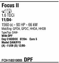 FOH18519BB Walker Exhaust system
