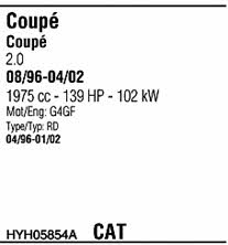 HYH05854A Walker Exhaust system