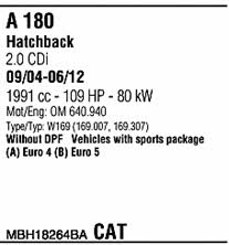 MBH18264BA Walker Exhaust system
