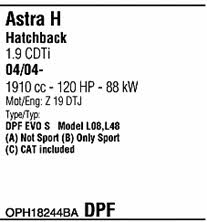 OPH18244BA Walker Exhaust system