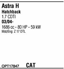 OPT17847 Walker Exhaust system